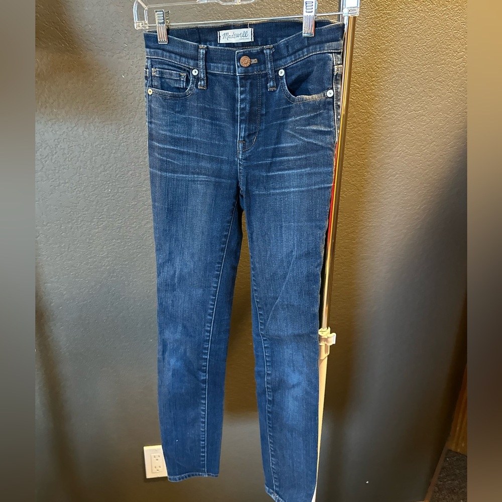 Madewell Dark Blue high riser Skinny Jeans